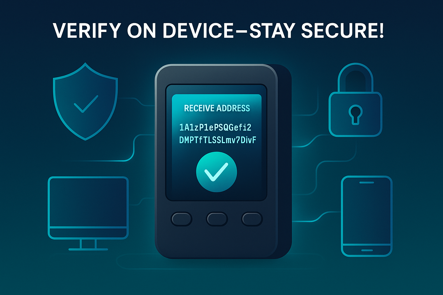 How to Verify Receive Addresses Using a Hardware Wallet Display