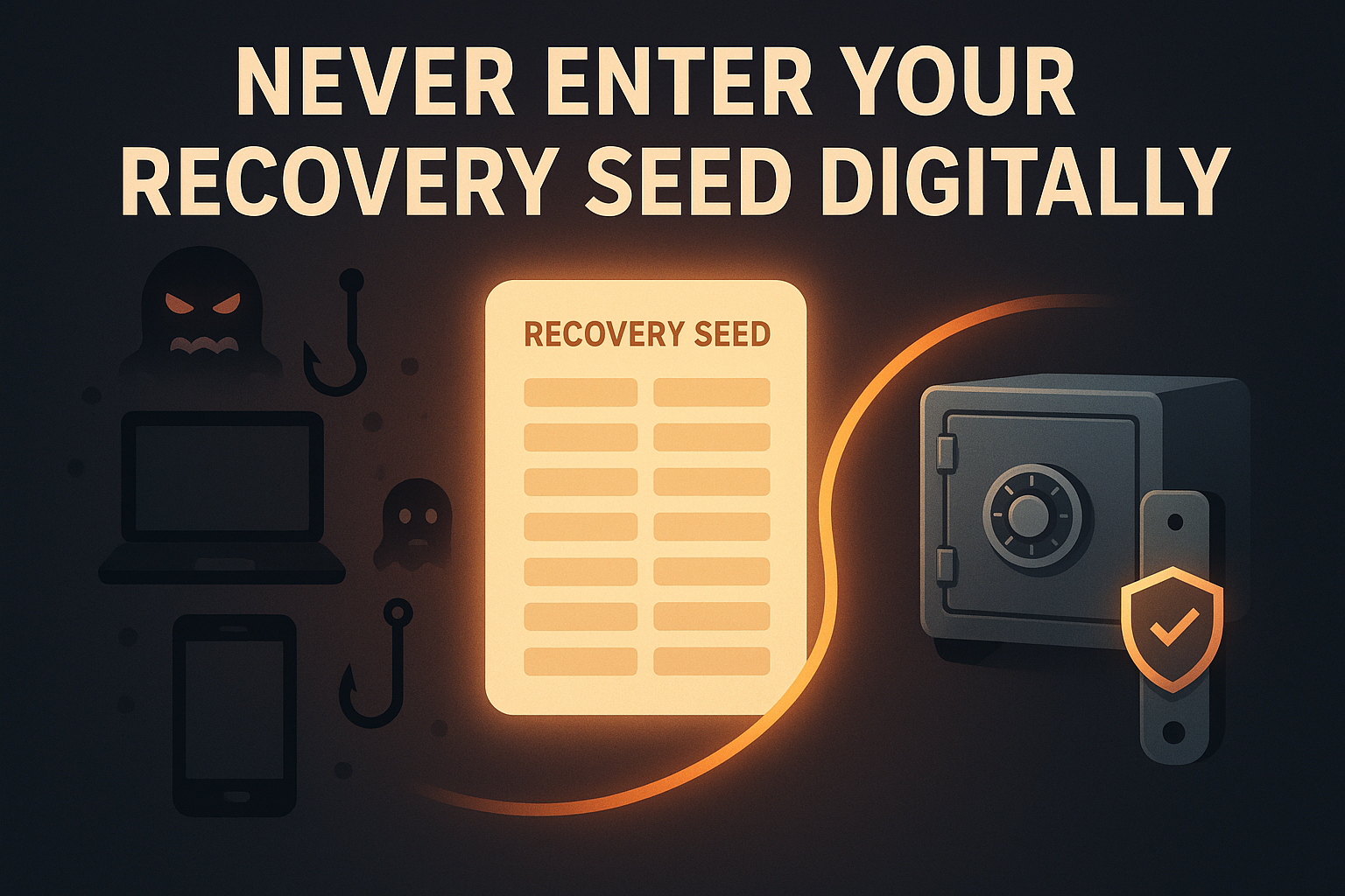 Why Entering Your Recovery Seed on a Computer or Phone is a Risky Move