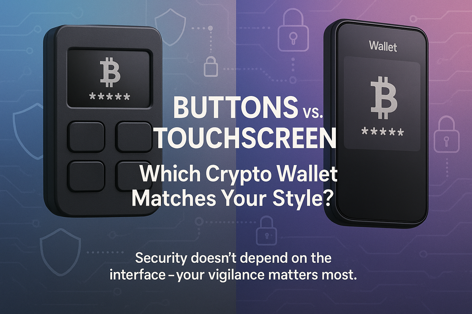 Button Display Wallet Touchscreens vs. Buttons: The Real Hardware Wallet Showdown