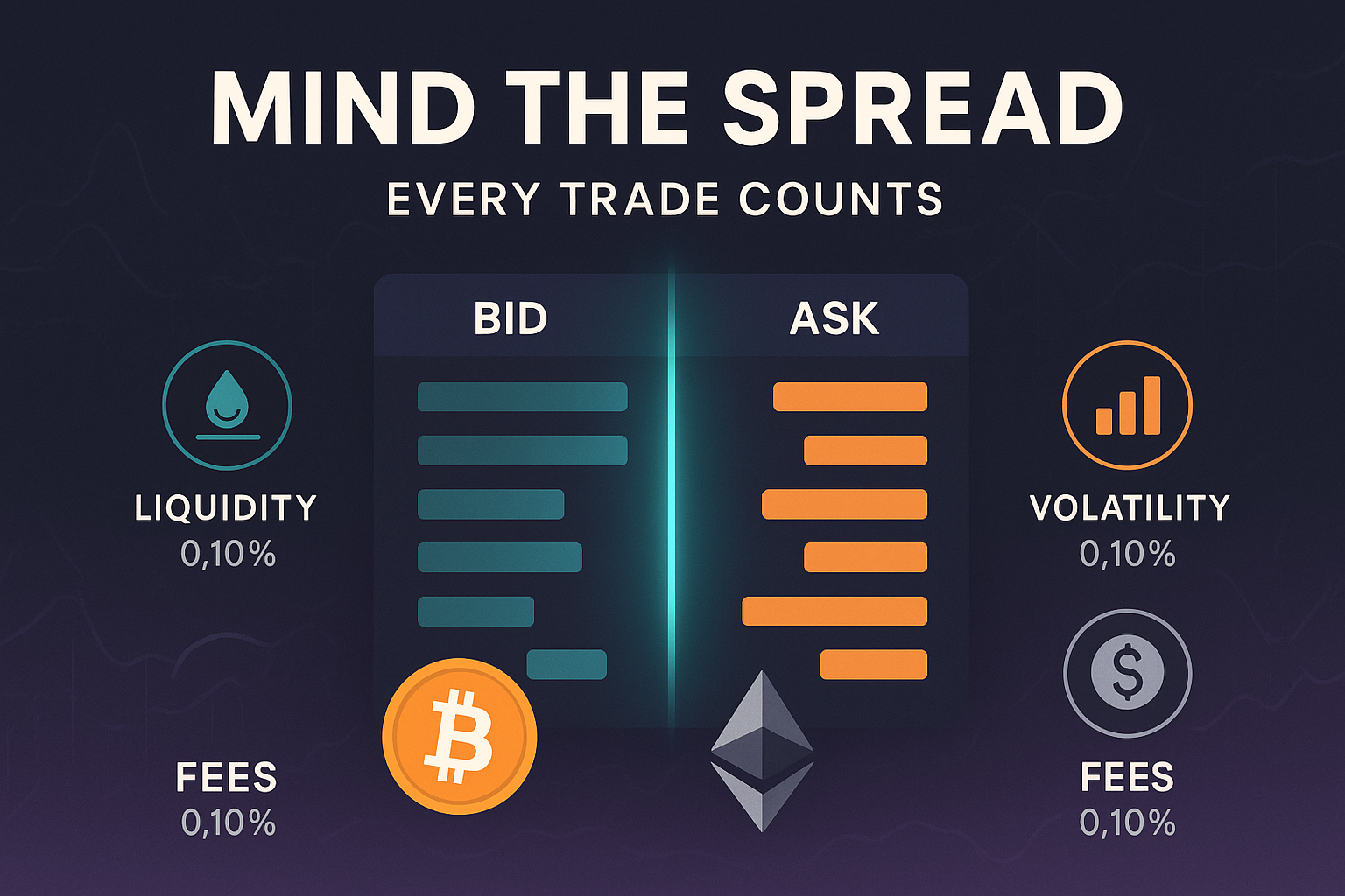 Sprade Shape Bid-Ask Spread in Crypto: The Small Gap That Shapes Every Trade