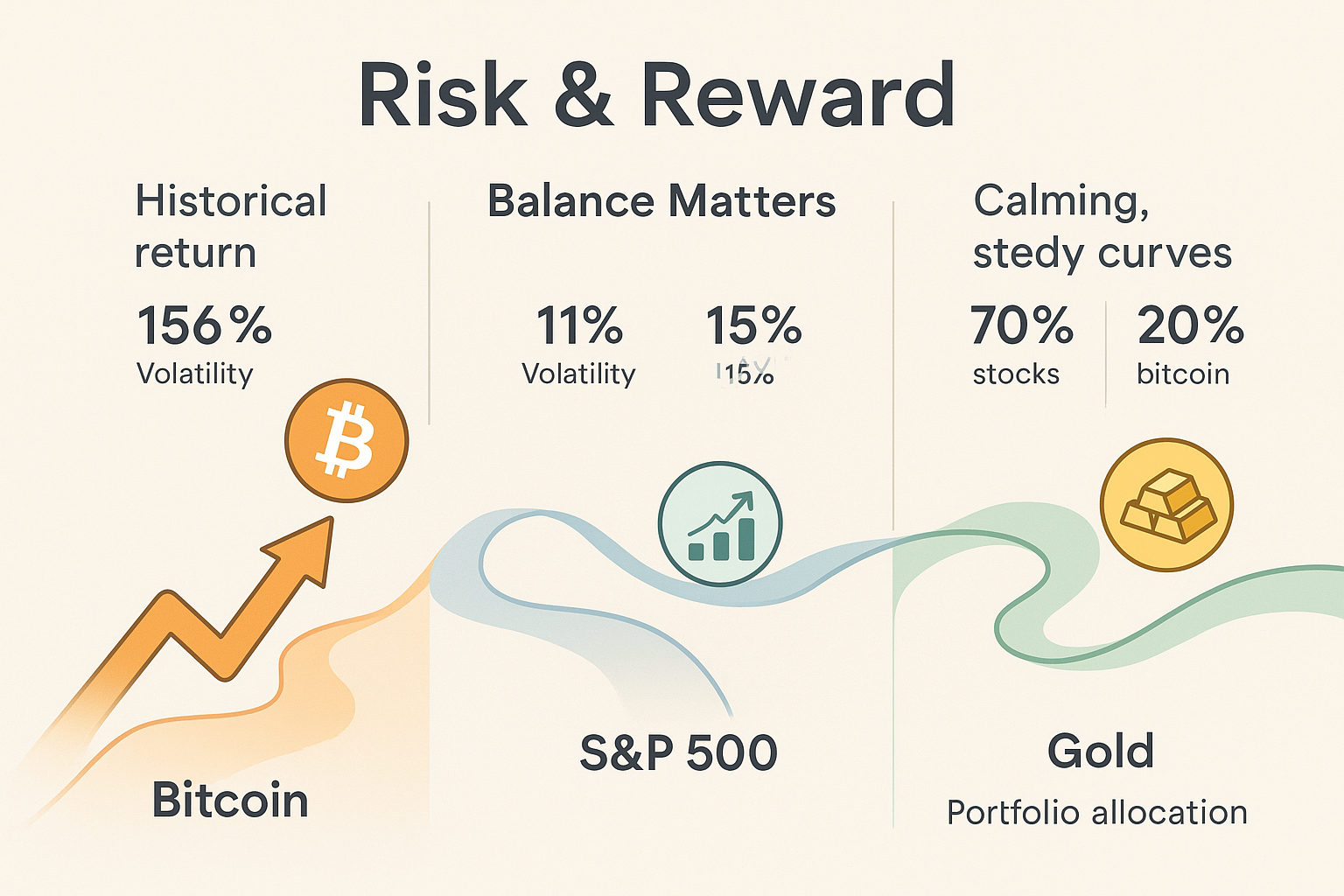 Bitcoin, Stocks, or Gold? A Straight-Talking Guide to Risk, Reward, an
